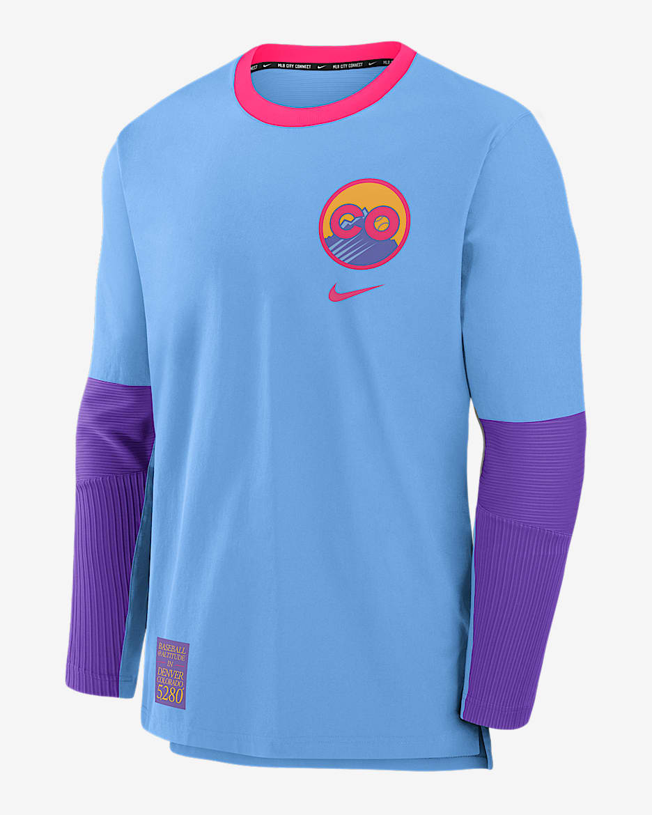 最終値下げ！Nike Colorado Rockies ジャケット プルオーバー Colorado Rockies Nike City Connect Dugout Jacket